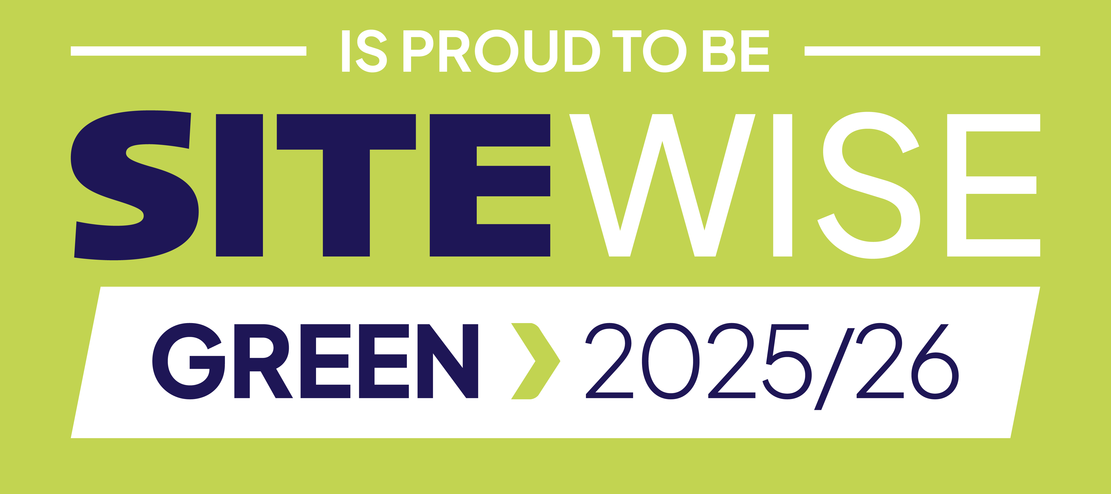 SiteWise Green accreditation